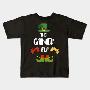 christmas in quarantine - The gamer elf Kids T-Shirt